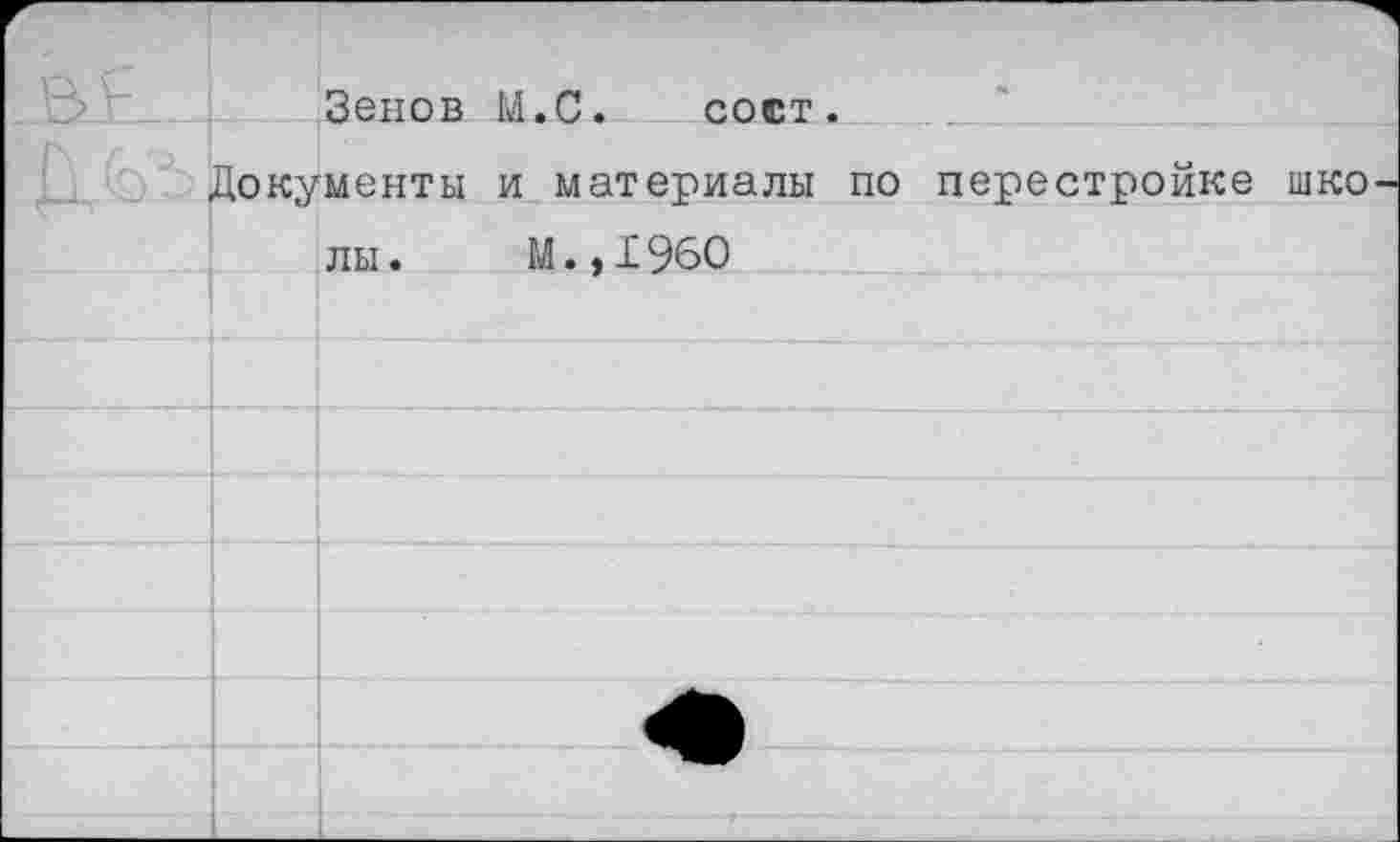 ﻿Зепов И.С. сост.
ы и материалы по перестройке шко

м.,1960